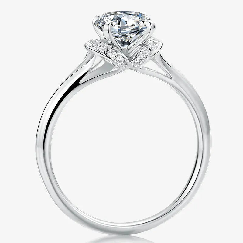The Calisera Moissanite Halo Ring RING by Chantal Vaulet