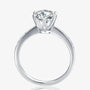 The Calista – Moissanite Solitaire with Side Accents 1.5CT RING by Chantal Vaulet