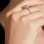The Calivara 1CT Round Cut Moissanite Engagement Ring RING by Chantal Vaulet