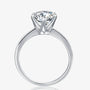 The Calvienne Round-Cut Moissanite Ring - 1.5CT, 2.0CT or 3.0CT RING by Chantal Vaulet
