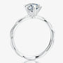 The Calyra Moissanite Twist Ring RING by Chantal Vaulet