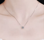 The Calyssa Moissanite Solitaire Necklace - Chantal Vaulet