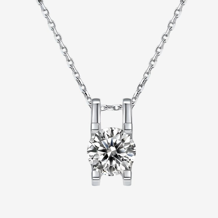 The Calyssa Moissanite Solitaire Necklace - Chantal Vaulet
