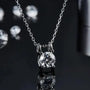 The Calyssa Moissanite Solitaire Necklace PENDANT by Chantal Vaulet