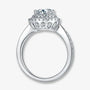 The Camilia Round-Cut Moissanite Halo Ring RING by Chantal Vaulet