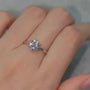 The Camille – Moissanite Solitaire Engagement Ring 1CT - RING - Chantal Vaulet