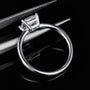 Elegant Moissanite 1.0CT engagement ring showcasing a sleek band and stunning sparkle 💍✨ Perfect for weddings! Amazing value!