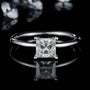 The Cassia Moissanite 1.0CT Ring 💍✨ - Elegance in a princess-cut design, perfect for engagement or wedding, amazing value!