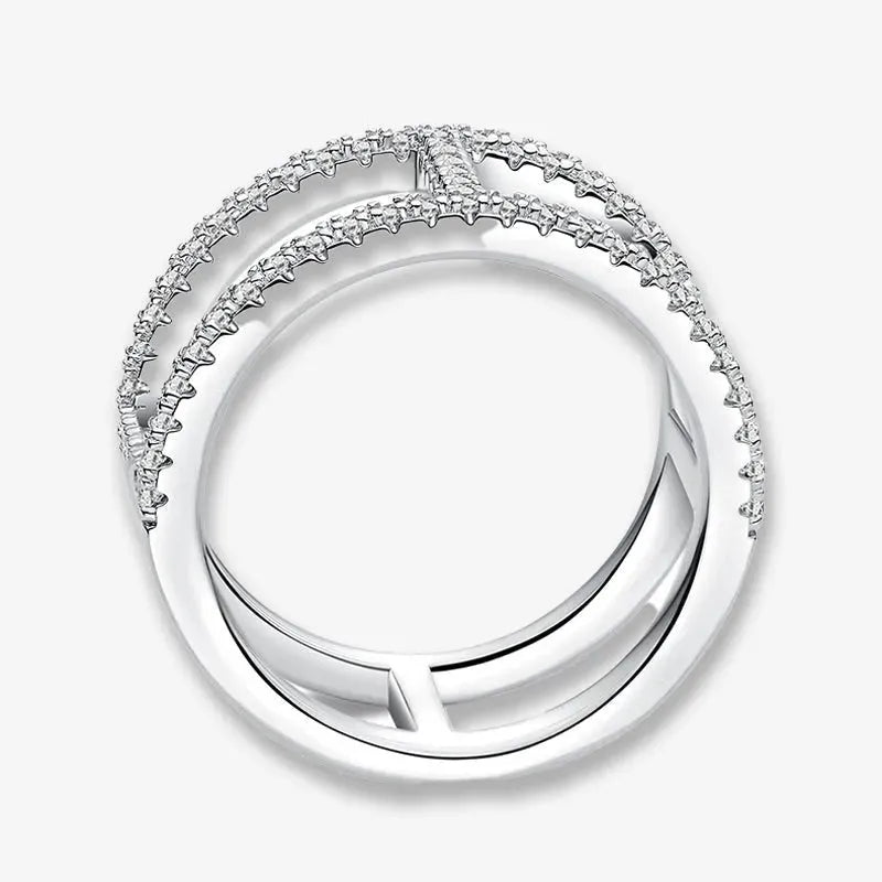 The Clarion Moissanite Open-Band Ring - 0.5CT RING by Chantal Vaulet