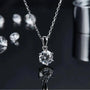 The Clarivelle Moissanite Solitaire Necklace PENDANT by Chantal Vaulet