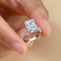 The Éclairia 5CT Radiant - Cut - RING - Chantal Vaulet