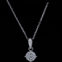 The Elanora Moissanite Solitaire Necklace - Chantal Vaulet