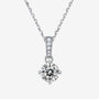 The Elanora Moissanite Solitaire Necklace - Chantal Vaulet