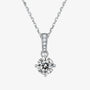 The Elanora Moissanite Solitaire Necklace PENDANT by Chantal Vaulet