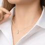 The Elanora Moissanite Solitaire Necklace PENDANT by Chantal Vaulet