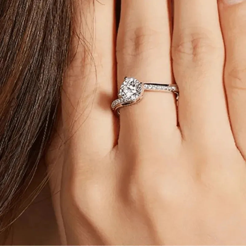 The Elantria Moissanite Twist Ring RING by Chantal Vaulet