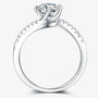 The Elantria Moissanite Twist Ring RING by Chantal Vaulet