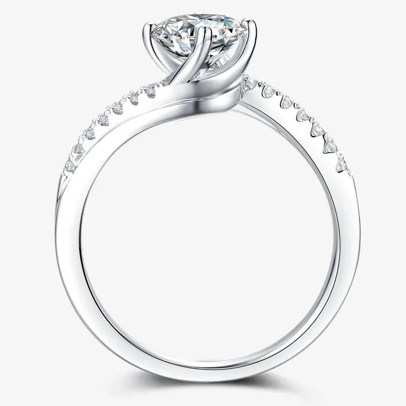 The Elantria Moissanite Twist Ring RING by Chantal Vaulet