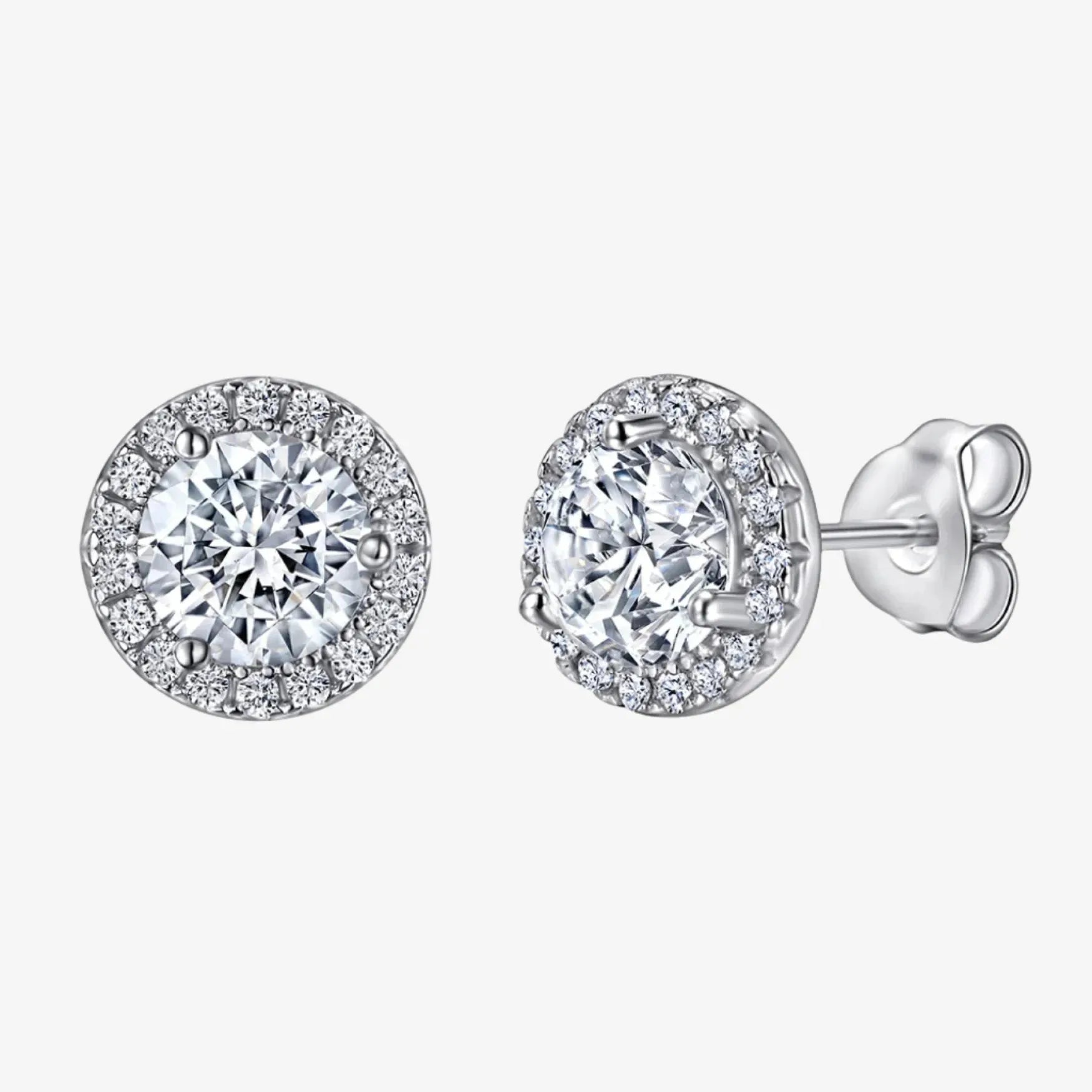 The Elenara - Halo Stud Earrings EARRINGS by Chantal Vaulet