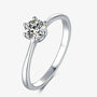 The Eloria – Moissanite Solitaire Ring 0.5CT RING by Chantal Vaulet