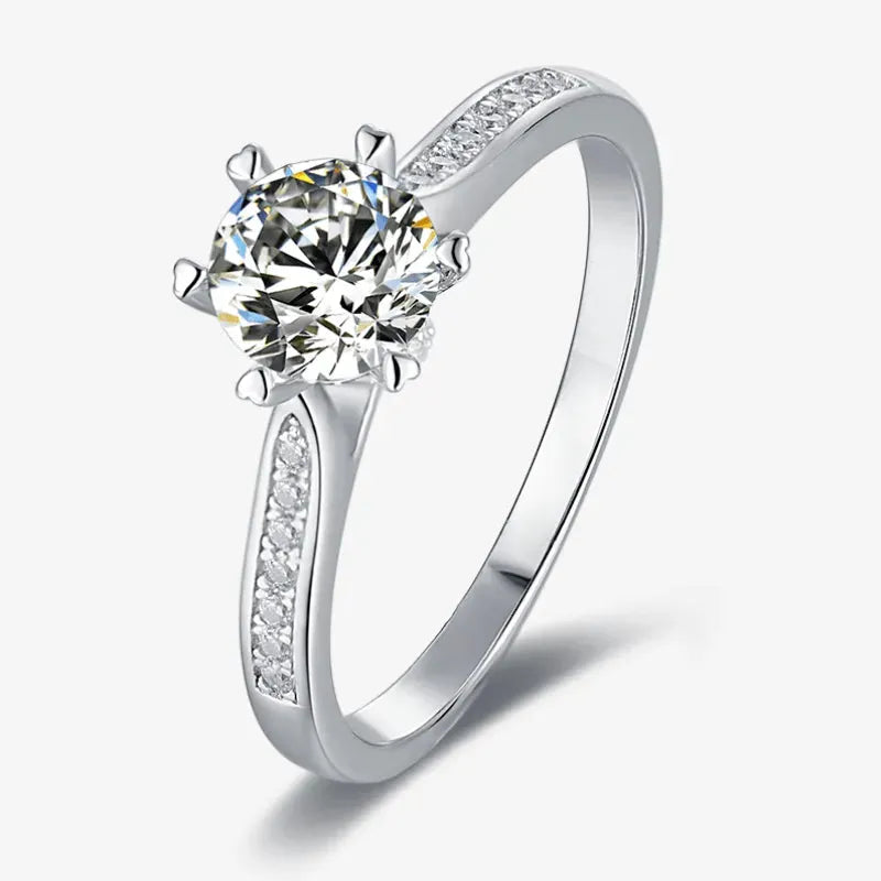 The Elvanna Moissanite Pavé Ring RING by Chantal Vaulet