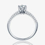 The Elysian Radiance Moissanite Ring - 0.5CT RING by Chantal Vaulet