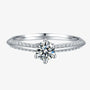 The Elysian Radiance Moissanite Ring - 0.5CT RING by Chantal Vaulet
