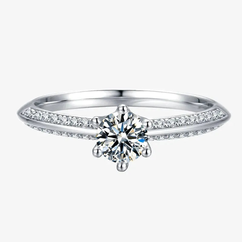 The Elysian Radiance Moissanite Ring - 0.5CT RING by Chantal Vaulet