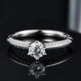 The Elysian Radiance Moissanite Ring - 0.5CT RING by Chantal Vaulet