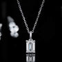 The Emeralisse Moissanite Solitaire Necklace PENDANT by Chantal Vaulet