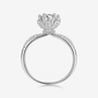Esmerelle Moissanite Floral Ring 💍✨ - Stunning engagement and wedding ring showcasing a 1.0CT Moissanite in a floral setting.