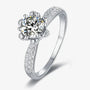 The Esmerelle Moissanite Floral Ring RING by Chantal Vaulet