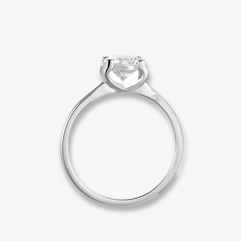 Elegant 1CT moissanite solitaire engagement ring in a sleek prong setting, perfect for weddings 💍✨ #amazingvalue
