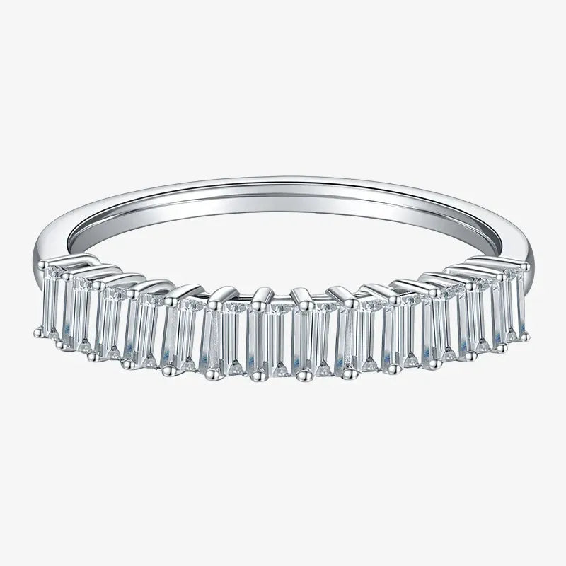 The Evadne – Moissanite Half Eternity Ring 1.0CT RING by Chantal Vaulet