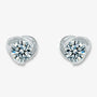 The Evalisse Moissanite Swirl Stud Earrings EARRINGS by Chantal Vaulet