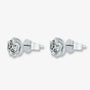 The Evalisse Moissanite Swirl Stud Earrings EARRINGS by Chantal Vaulet