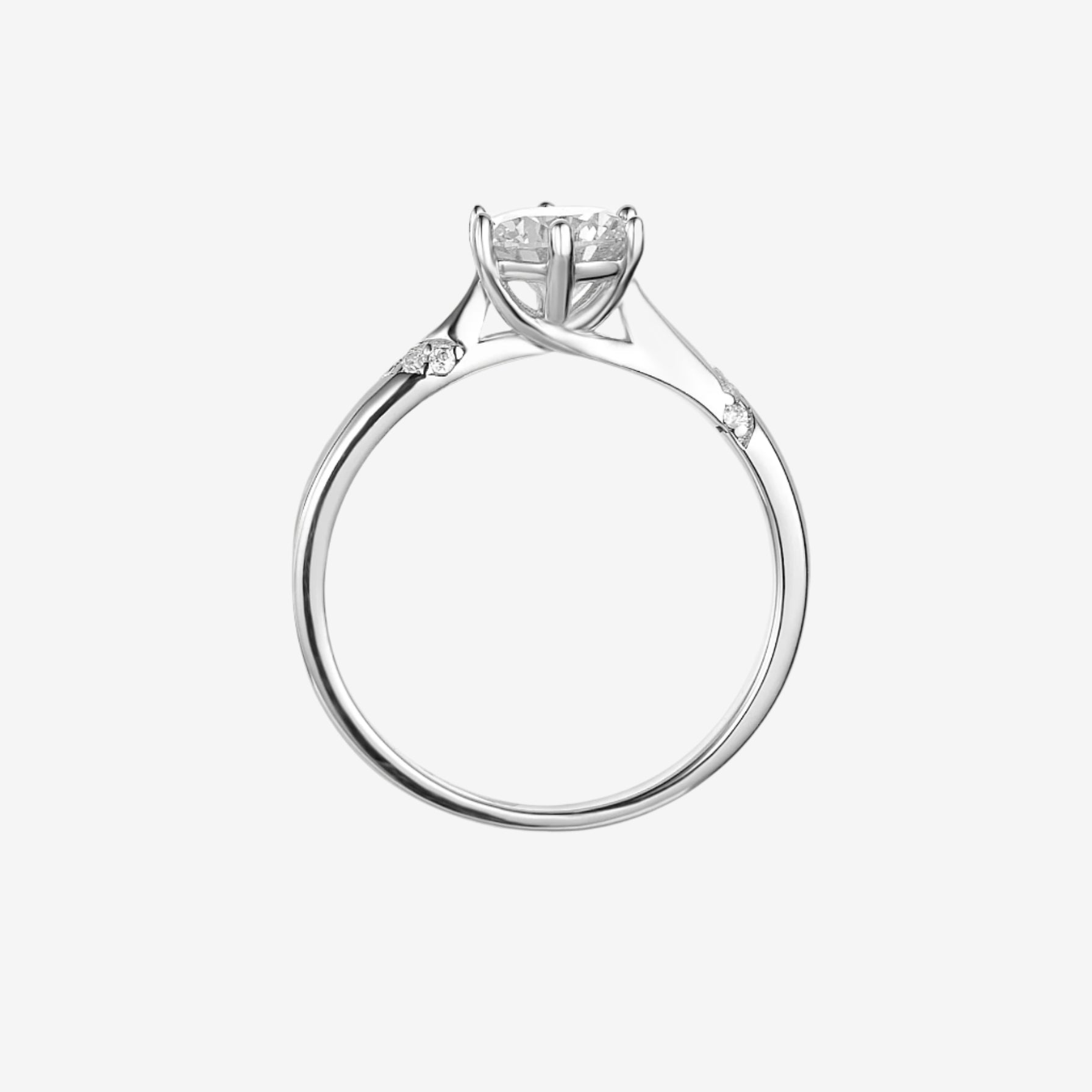 Elegant Moissanite solitaire ring 1.0ct 💍 Perfect for engagement and wedding ✨ Amazing value!