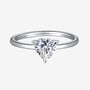 The Fiorella Moissanite 1.0CT ring 💍, a stunning trillion-cut symbol of love for engagements and weddings. Amazing value!