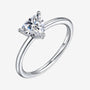 The Fiorella - Moissanite 1.0CT ring 💍, a stunning trillion-cut symbol of love for engagements and anniversaries. ✨