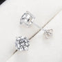 The Iris Round Moissanite Earrings 1CT - EARRINGS - Chantal Vaulet
