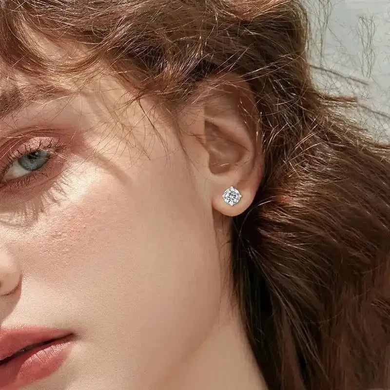 The Iris Moissanite Earrings 1CT EARRINGS by Chantal Vaulet