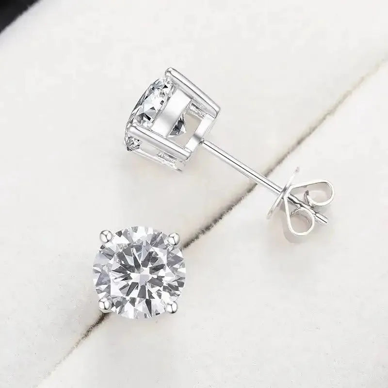 The Iris Moissanite Earrings 1CT EARRINGS by Chantal Vaulet