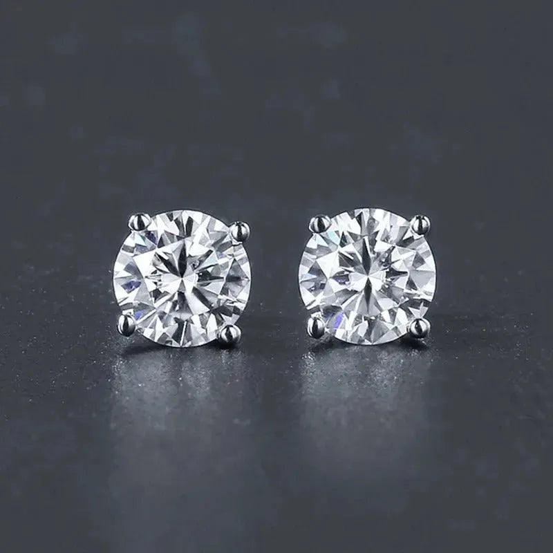 The Isadora set – Moissanite Necklace & Earrings Jewelry Set by Chantal Vaulet