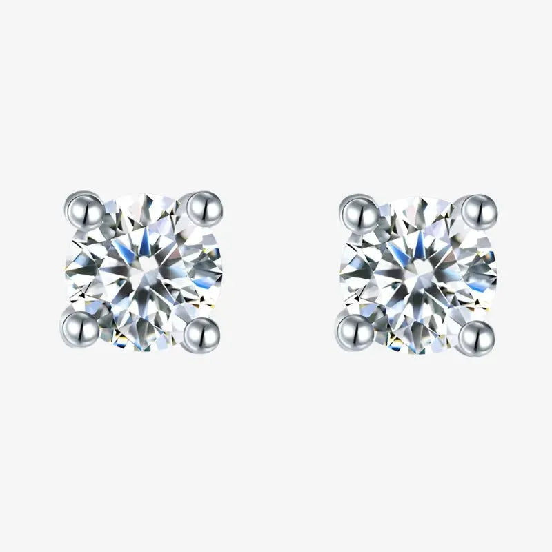 The Isadora set – Moissanite Necklace & Earrings Jewelry Set by Chantal Vaulet