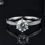 The Isalyn 1CT Round - Cut Moissanite Ring - RING - Chantal Vaulet