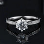 The Isalyn 1CT Round-Cut Moissanite Ring RING by Chantal Vaulet