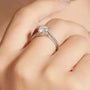 The Isalyn 1CT Round-Cut Moissanite Ring RING by Chantal Vaulet