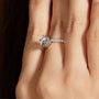 The Lillian – Moissanite Side - Stone Engagement Ring 1CT - RING - Chantal Vaulet