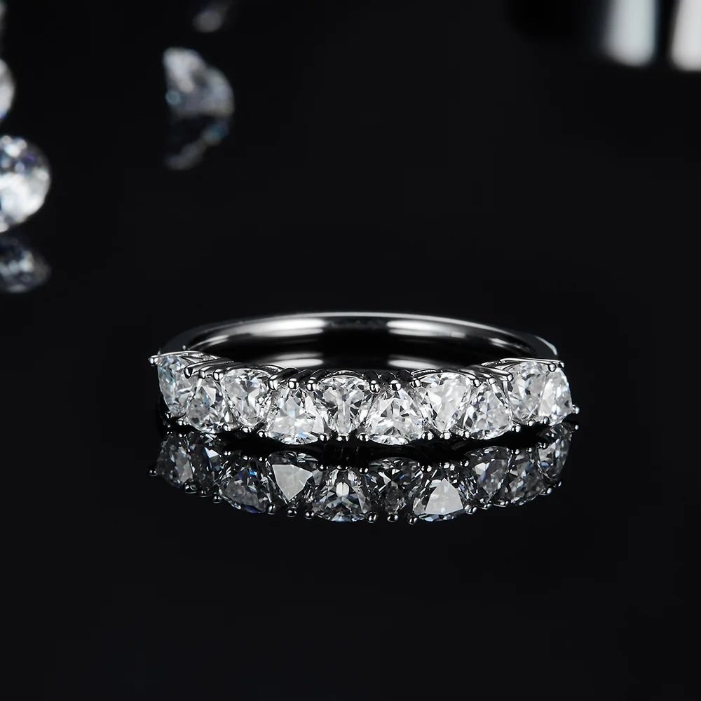 The Liora Moissanite Eternity Band 💍✨ – Brilliance, elegance, and amazing value for engagement or wedding.