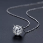 The Lioranne Moissanite Halo Necklace - Chantal Vaulet